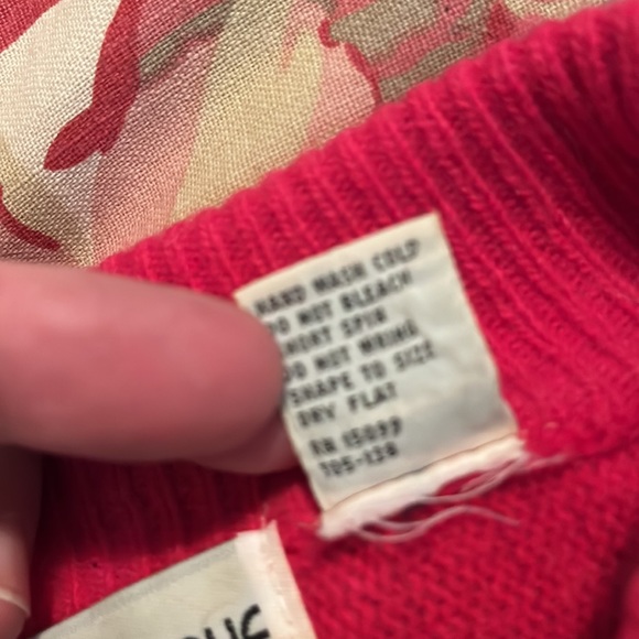 Vintage 60s APOSTROPHE Size Medium Puilovrt Lambswool Angota Batwing Sweater - Picture 9 of 10